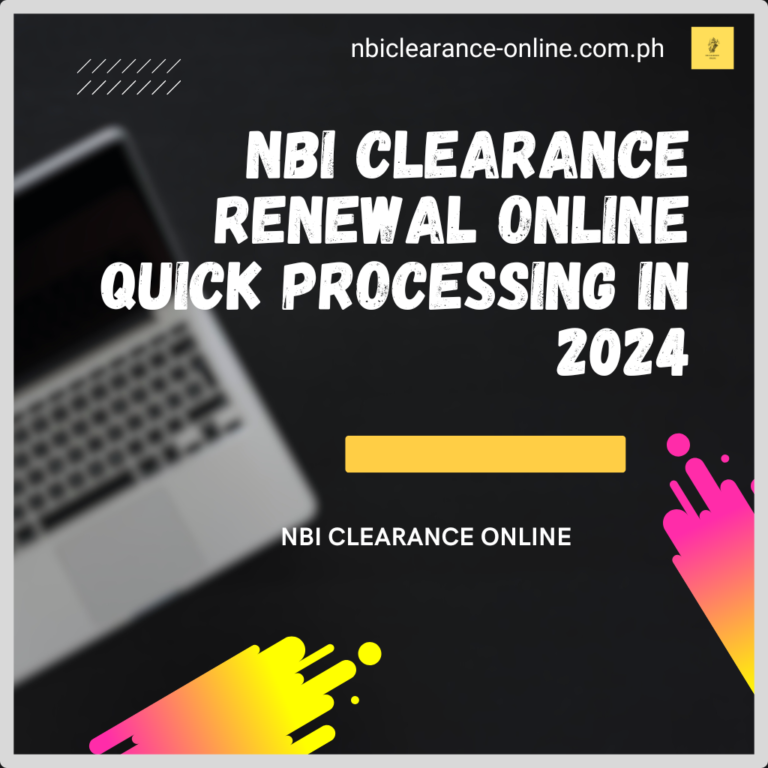 NBI clearance Renewal online