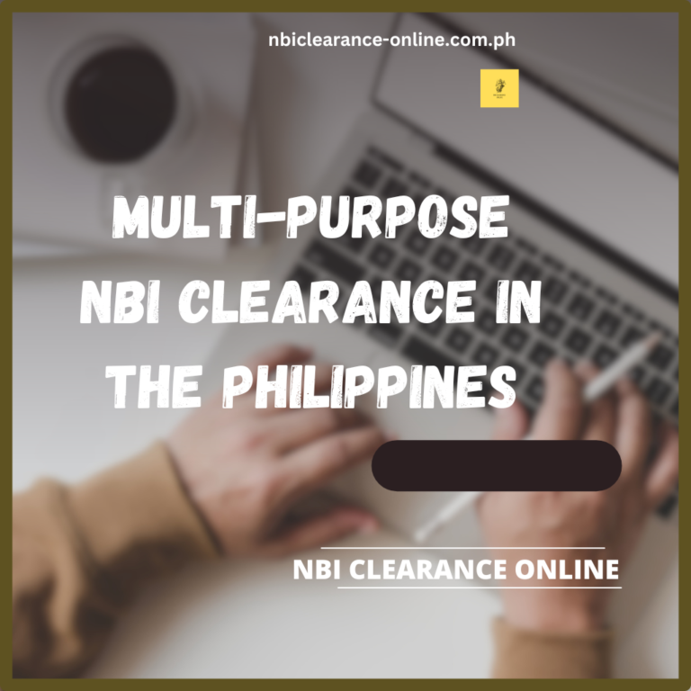 Multi Purpose NBI Clearance