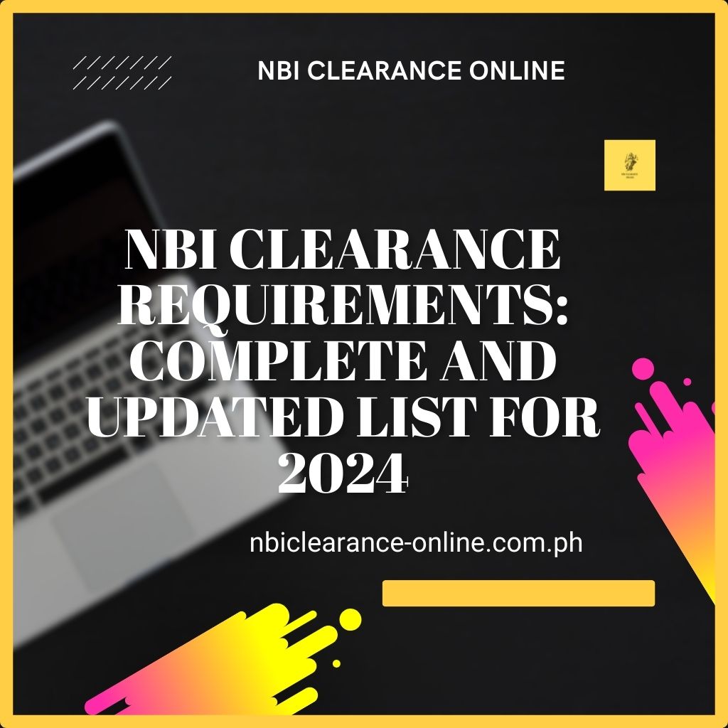 NBI Clearance Requirements