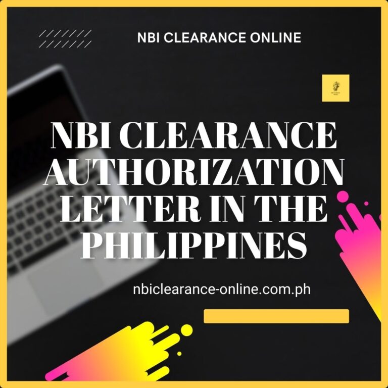 NBI Clearance Authorization Letter