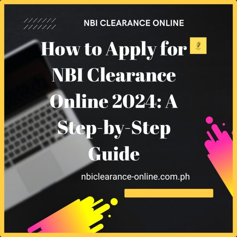 Apply for NBI Clearance Online 2024