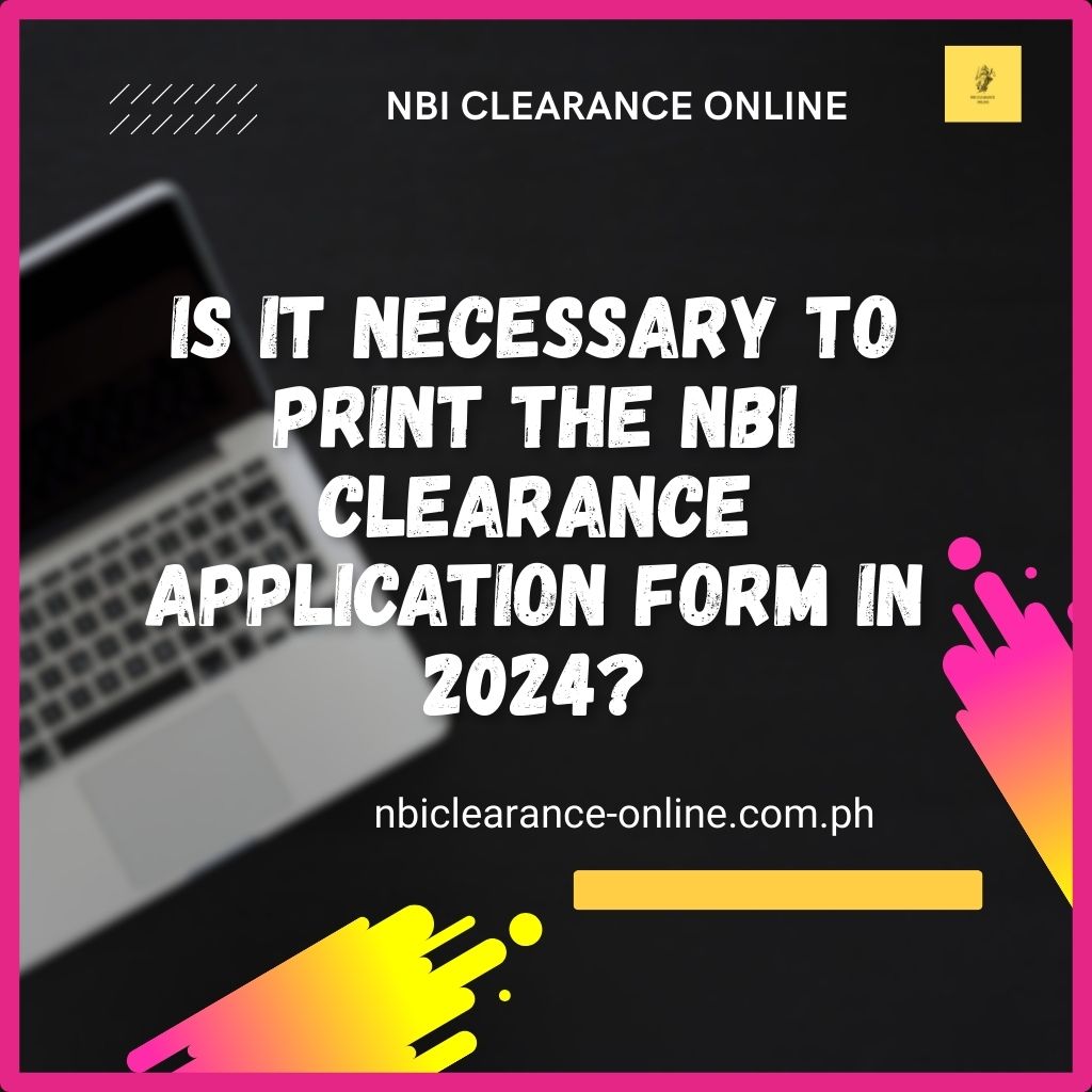 NBI Clearance Application Form