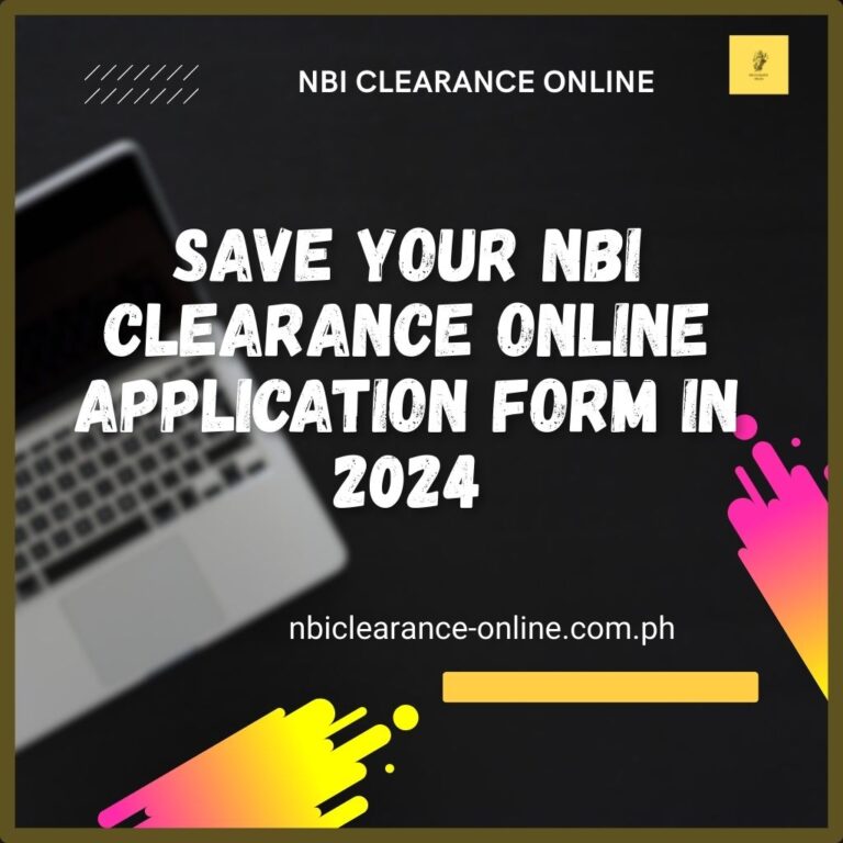 NBI Clearance Online Application Form